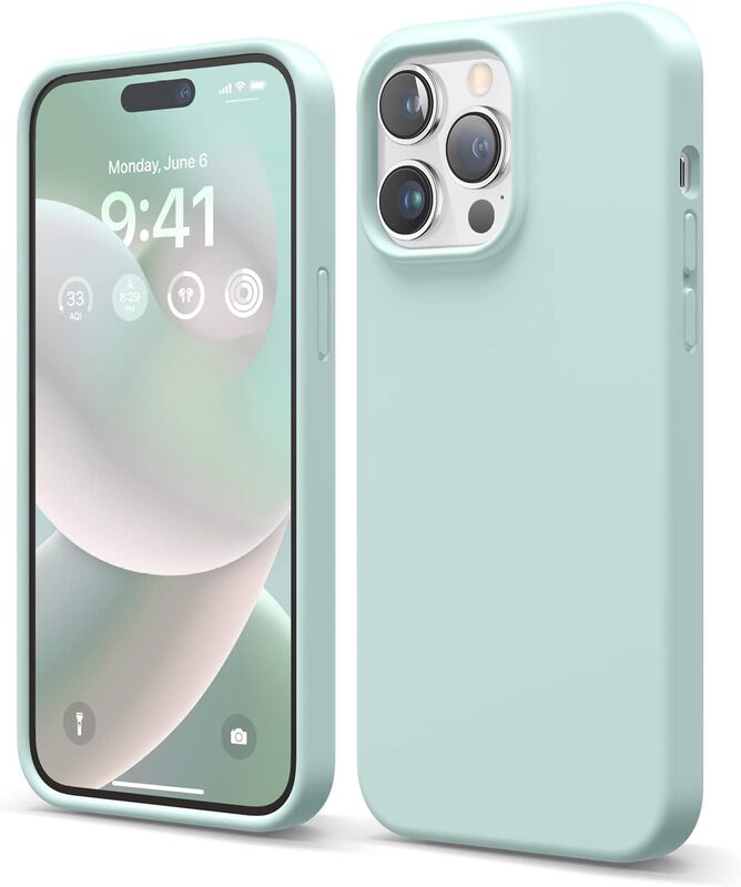 Elago Silicone for iPhone 14 Pro Max Case Cover - Mint